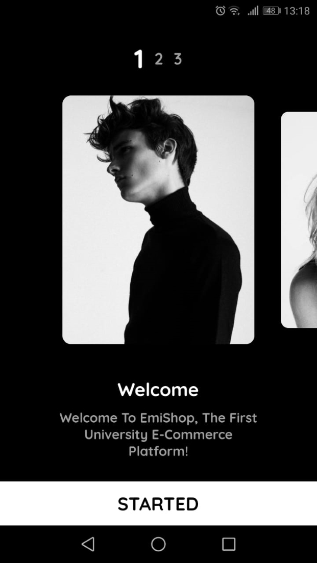 Welcome page