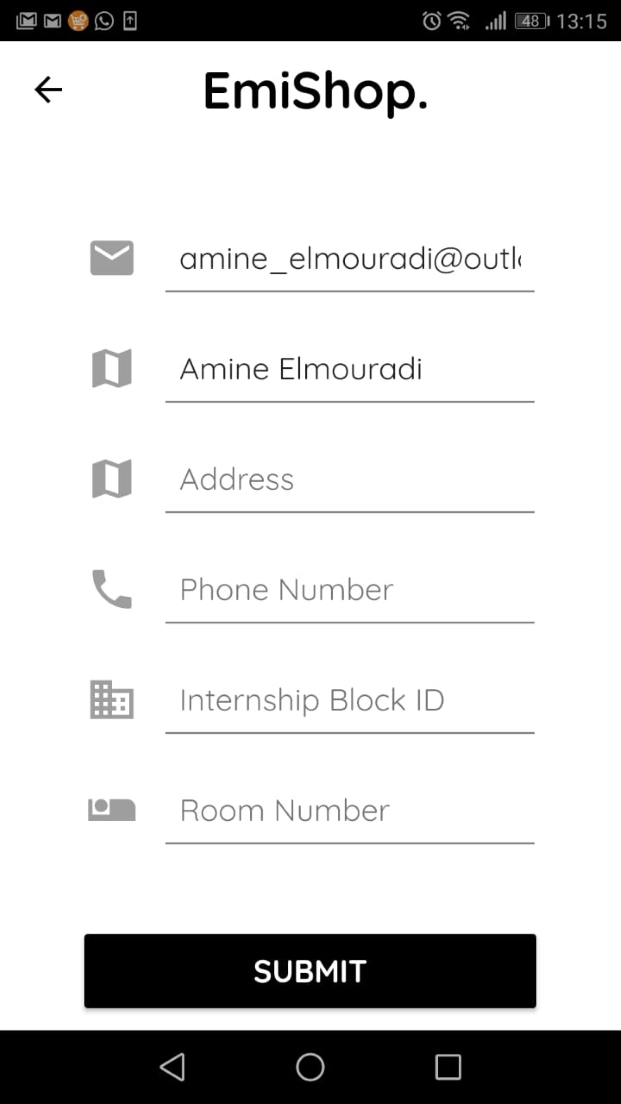 Welcome page